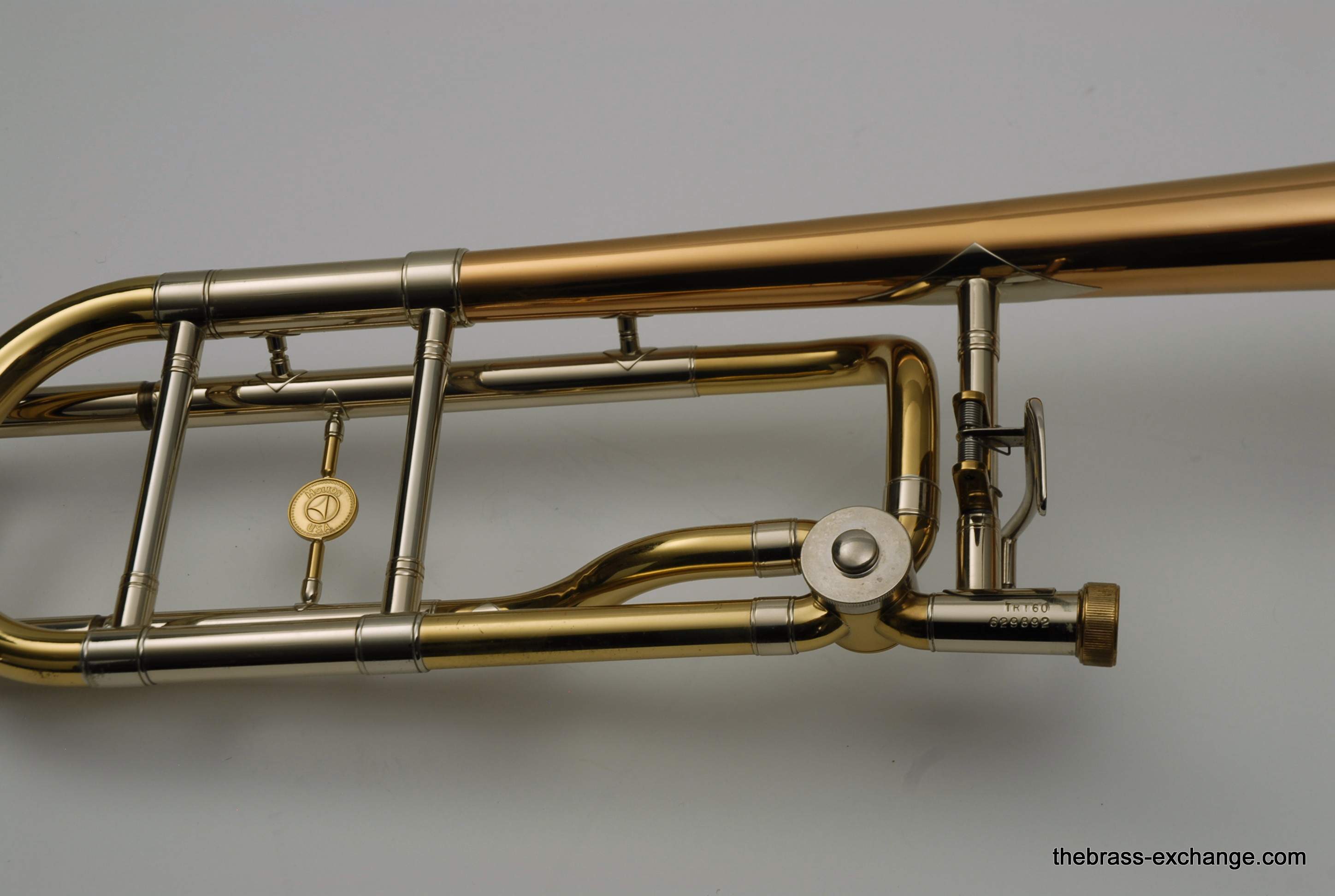 Holton TR160 Open Wrap Large Bore Tenor, Rose Brass | Brass Exchange