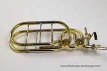Shires Bass Trombone Valve Section Full View