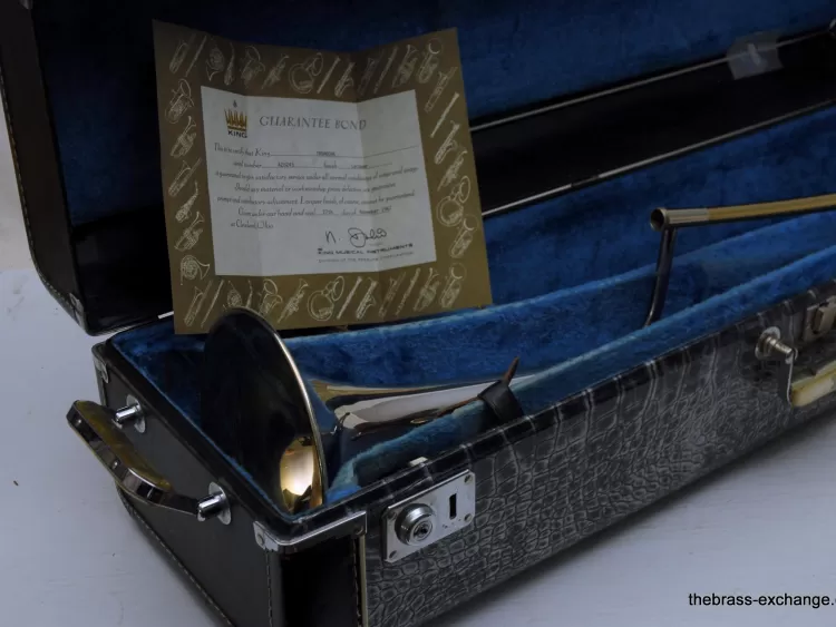 King 2B Silversonic Trombone 1960's make
