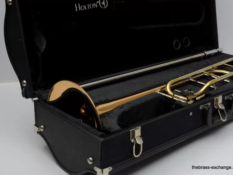 Holton TR160 Open Wrap Large Bore Tenor, Rose Brass | Brass Exchange