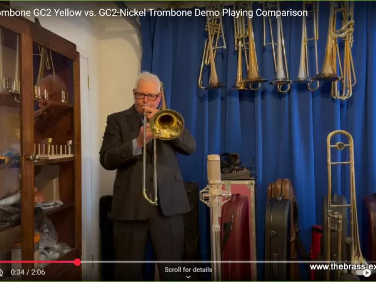 Greenhoe GC2 Trombone Comparison Video on Youtube