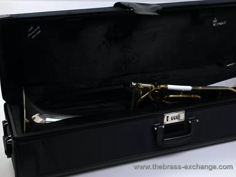 King 3BF Silversonic Trombone 100th Anniversary Case