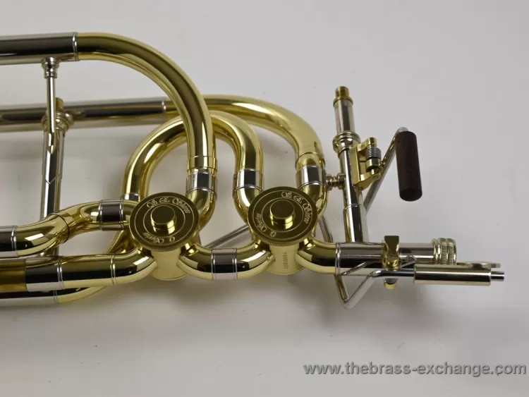 Shires Independent Bass Trombone Valve Section- View of Rotors