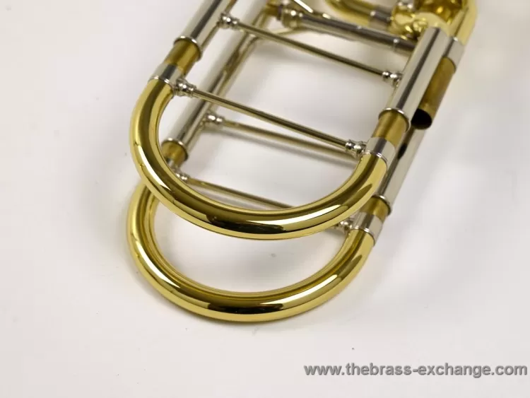 Shires Independent Bass Trombone Valve Section- View of Tuning slides
