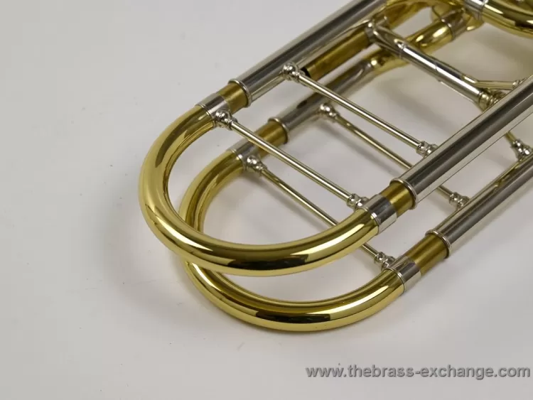 Shires Independent Bass Trombone Valve Section- View of Tuning slides
