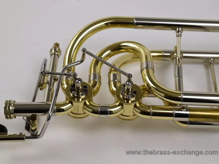Shires Independent Bass Trombone Valve Section- View of Rotors