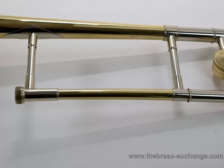 Shires Mike Davis Plus Pre-owned trombone neck area view